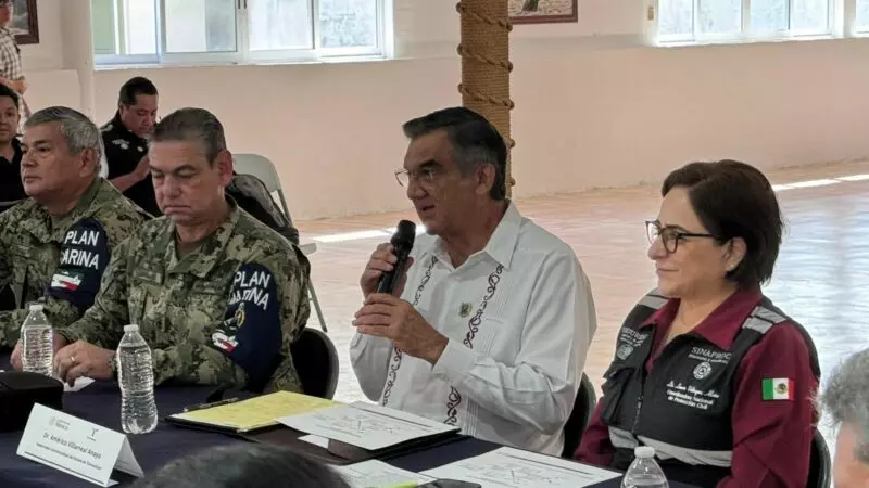 Reconoce la coordinadora nacional de PC el trabajo de prevención encabezado por gobernador en Tamaulipas