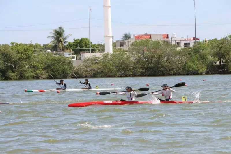 Oro y plata para Tamaulipas en Canotaje de Olimpiada Nacional