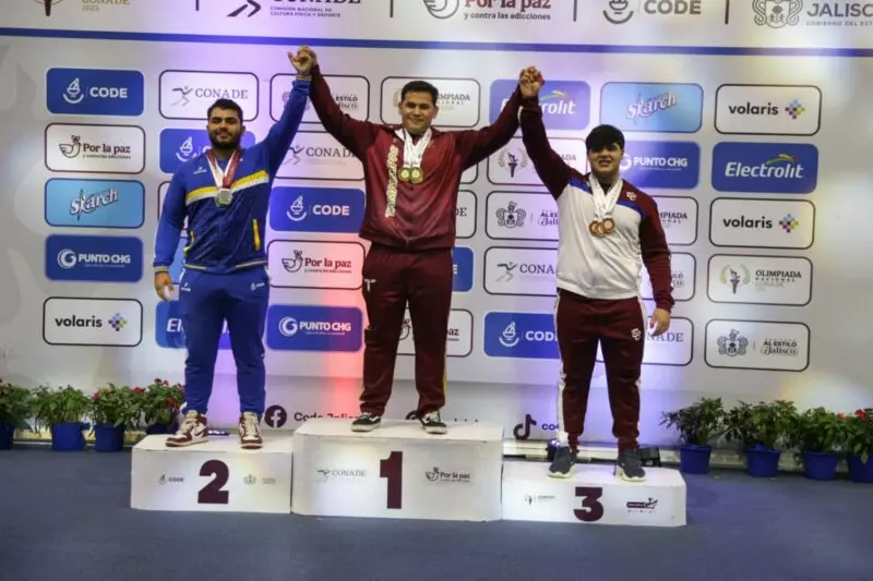 Termina Tamaulipas con 14 medallas en levantamiento de pesas de Olimpiada Nacional